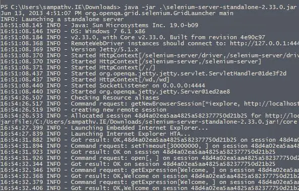 Running Selenium