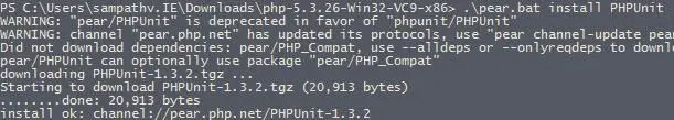 Installing PHPUnit
