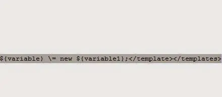 Finding templates end block