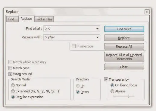 Regex to extract templates